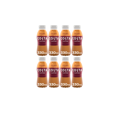 Costa Coffee Caramel Latte Iced Coffee (8x330ml)