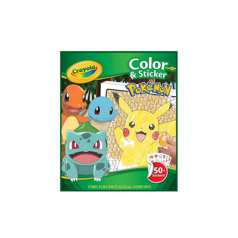 Crayola Pokemon Colour & Sticker Album