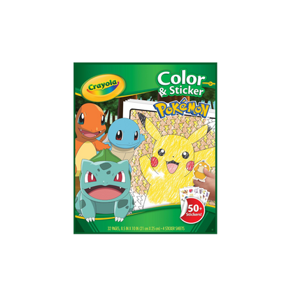 Crayola Pokemon Colour & Sticker Album
