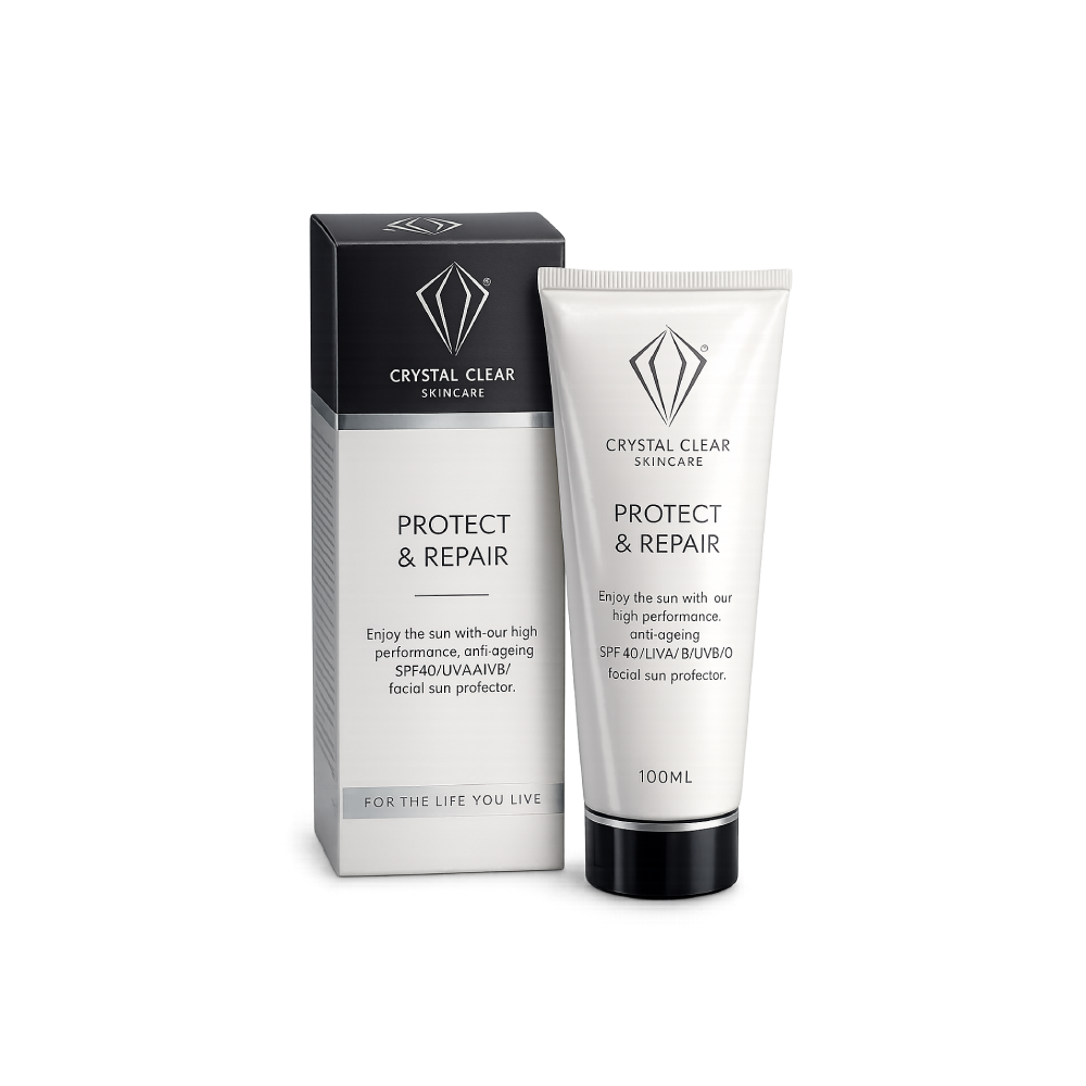 Crystal Clear Skincare Protect and Repair SPF40/UVA/UVB (100ml)