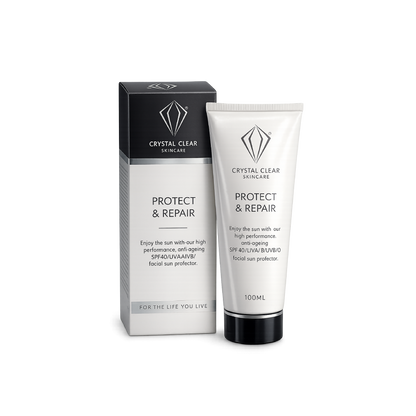 Crystal Clear Skincare Protect and Repair SPF40/UVA/UVB (100ml)