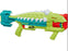 Nerf DinoSquad Armorstrike Dart Blaster, 8-Dart Rotating Drum, Drop Grip, 16 Nerf Elite Darts, Anklyosaurus Dinosaur Design
