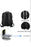 KROSER Travel Laptop Backpack 17.3 inch XL Computer Backpack Stylish College Backpack with RFID Pockets USB Charging Port REFLECTIVE STRIPS Water-Repellent Day pack for Business/Men