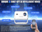 Netflix Licensed Alwtniet L018 NTV Smart Projector, 1080P Native 400 ANSI Auto Focus Auto Keystone Mini Portable Projector with Apps Built-in, ChatGPT Voice Remote Android Home Video Projector