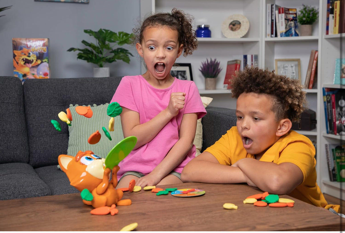 Picky Kitty: Feed The Kitty His Veggies Before He Flips The Plate! | Kids Action Games | For 2-4 Players | Ages 4+