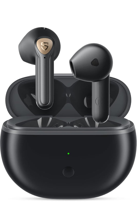 SoundPEATS Air3 Deluxe HS True Wireless Earbuds Hi-Res Audio, Semi in-Ear Bluetooth 5.3 Earphones with LDAC In-ear Detection, ENC Clear Call, Total 20H Playtime, APP Contro