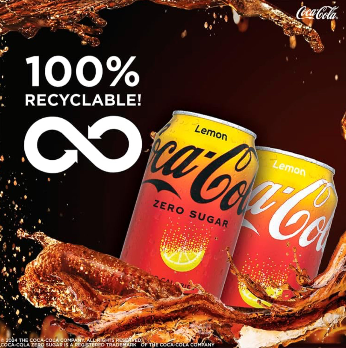 Job Lot of Coke Zero (Lemon & Cherry) 8-Pack Cans - £1.25 per Pack! Pallet Deals Available - Short Dated (BBE 31/03/25)