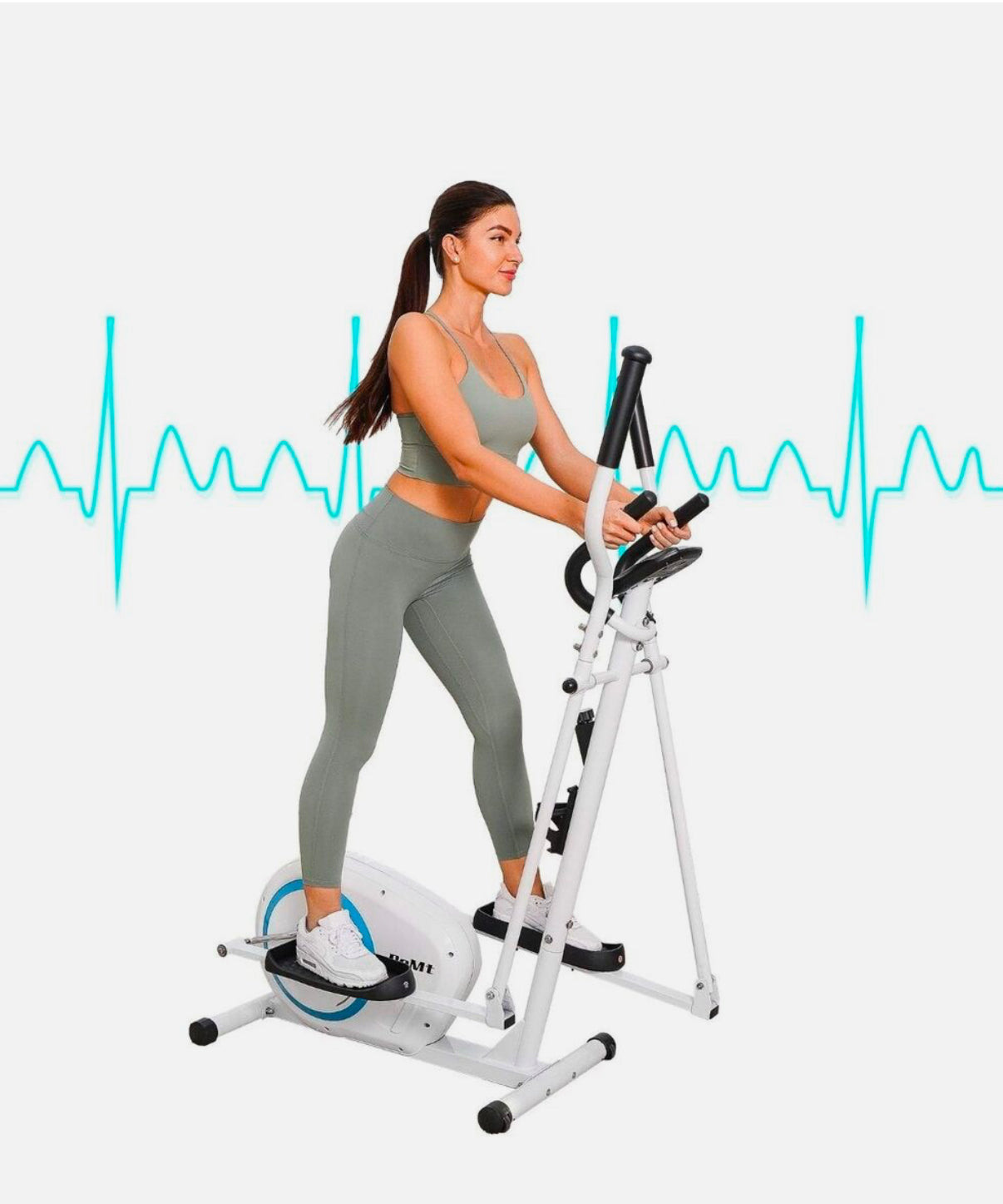 Cross Trainer Sturdy Stepper Digital Display 65” HT Special Offer POMT