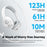 SoundPEATS Space Hybrid Active Noise Cancelling Wireless On-Ear Headphones Foldable Lightweight Over-Ear Bluetooth 5.3, Built-in Microphone, 40mm Driver, 123H Play, Multipoint Connection with ANC