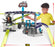 Metal Machines Spider Strike Playset, Diecast Cars Giant Race Track (Spider), Frustration Free Packaging (Brown Mail Box