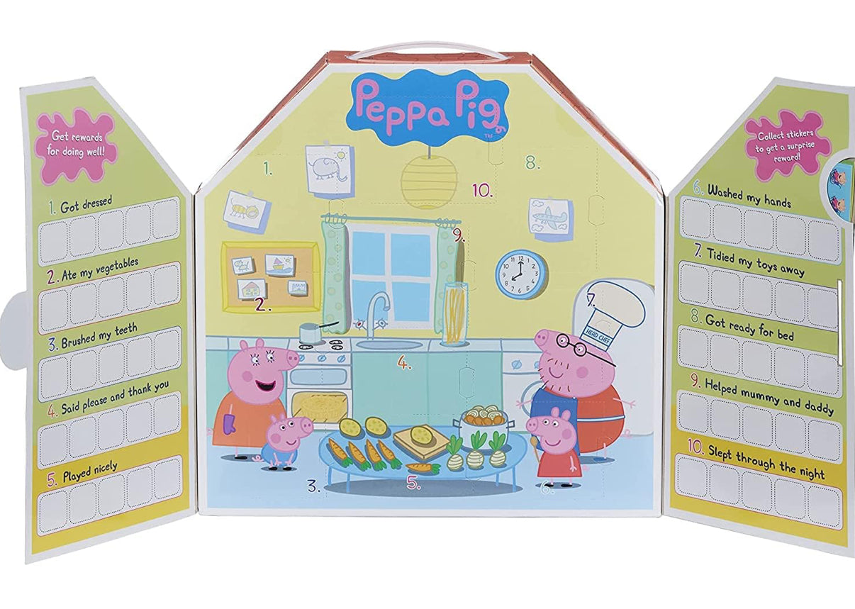 Peppa Pig Reward Chart Figure and Accessory Pack, Red