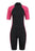 Mountain Warehouse Women's 2.5mm Thickness Full Wetsuit / half sleeve pink / Black UPF 50+, Contour Fit, Adjustable Neck, Rubber Panel for Improved Grip - Long Sleeve Spring Summer Wet Suit for Bodyboarding & Surfing