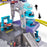 Metal Machines Spider Strike Playset, Diecast Cars Giant Race Track (Spider), Frustration Free Packaging (Brown Mail Box