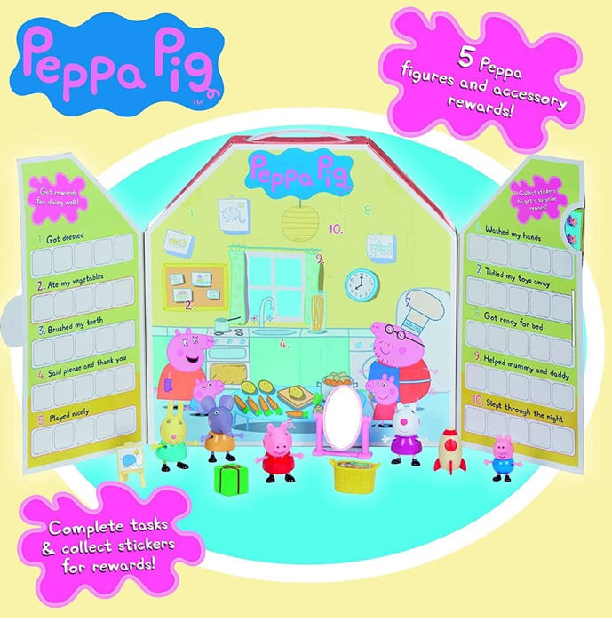 Peppa Pig Reward Chart Figure and Accessory Pack, Red