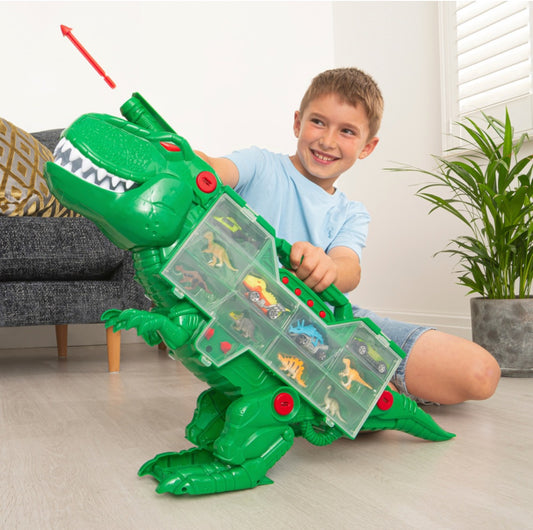 Teamsterz Beast Machines Playset T-Rex Transporter Carry Case with