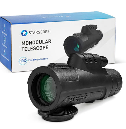 Starscope Monocular G3-10x42 Long Range Monocular Telescope | Monoculars for Adults Bird Watching, Sports, and More | Lightweight, HD Compact Monocular with BAK4 Prism and Wide Field of View