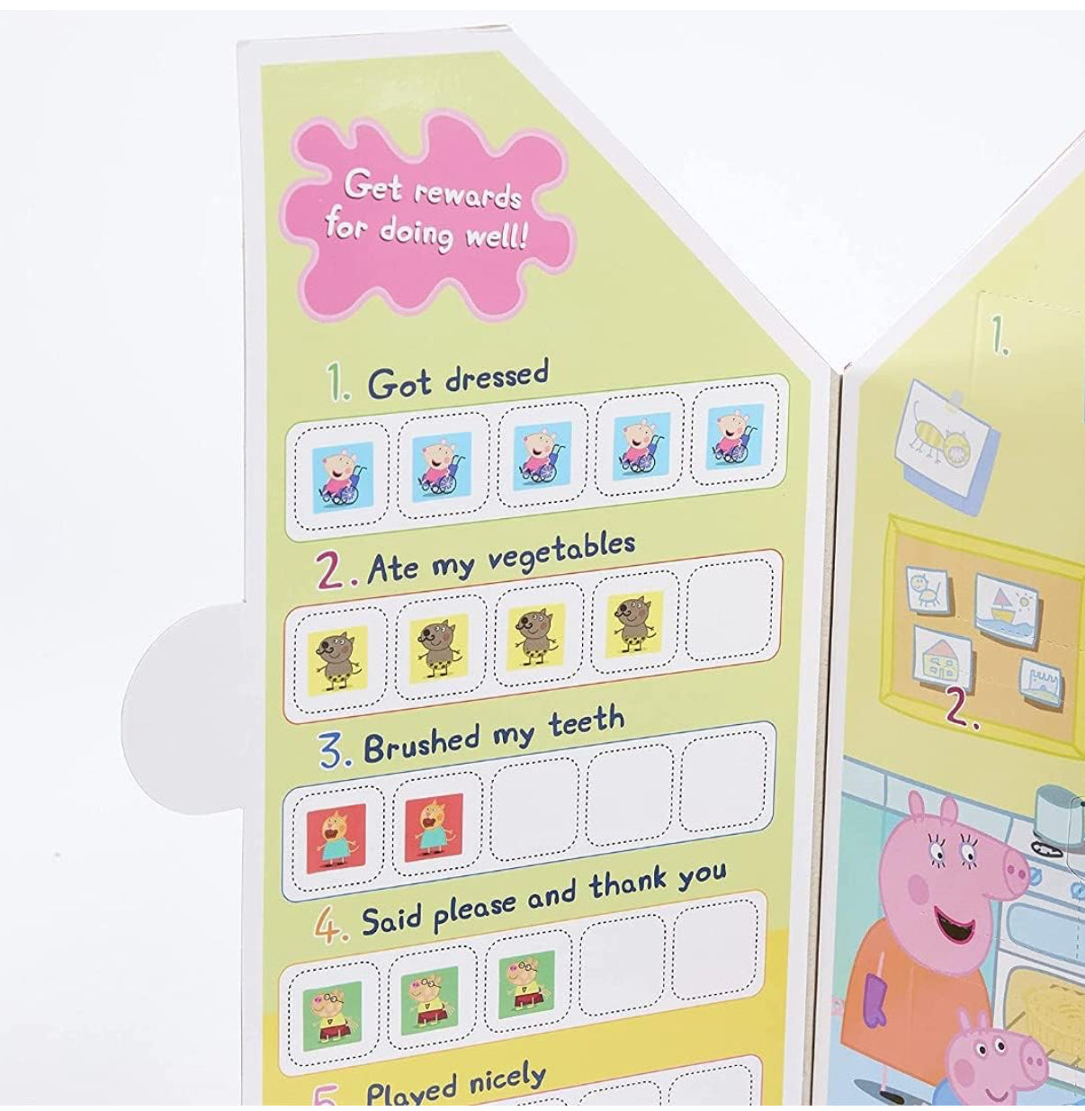 Peppa Pig Reward Chart Figure and Accessory Pack, Red