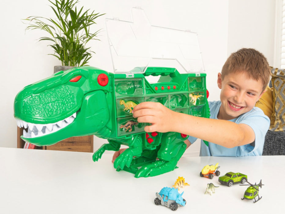 Teamsterz Beast Machines Playset T-Rex Transporter Carry Case with