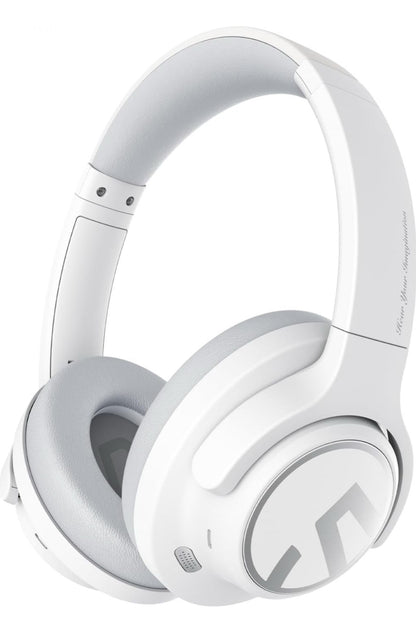 SoundPEATS Space Hybrid Active Noise Cancelling Wireless On-Ear Headphones Foldable Lightweight Over-Ear Bluetooth 5.3, Built-in Microphone, 40mm Driver, 123H Play, Multipoint Connection with ANC