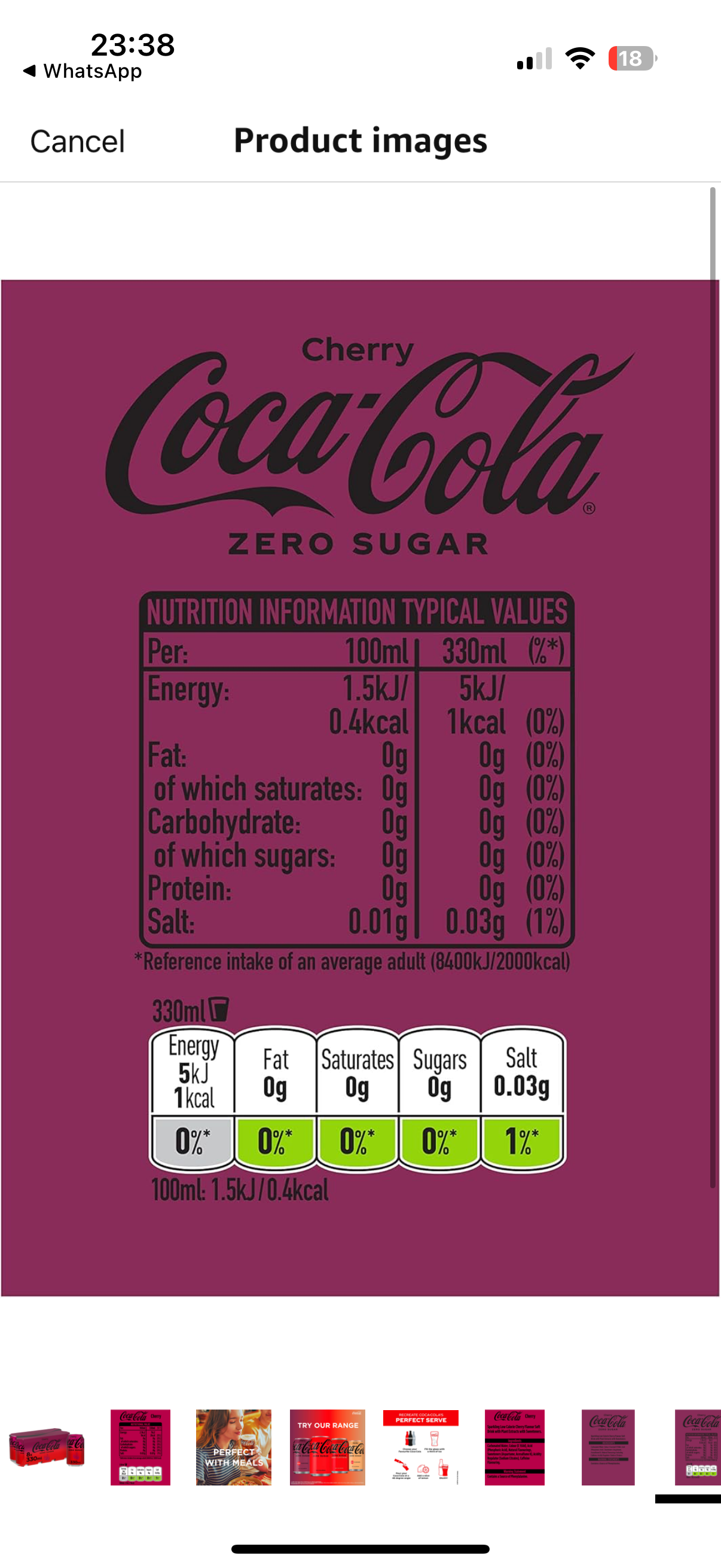 Job Lot of Coke Zero (Lemon & Cherry) 8-Pack Cans - £1.25 per Pack! Pallet Deals Available - Short Dated (BBE 31/03/25)