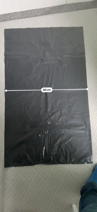 Extra Heavy Duty Black Bin Bags – Extra Strong Black Refuse Sacks – Black Bin Liners for, Office, Household, Kitchen, Restaurant – Eco-Friendly Garbage Bags 60x100x84cm