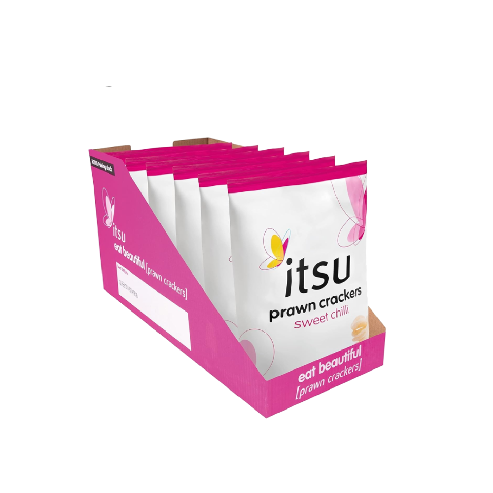 Itsu Sweet Chilli Prawn Crackers Sharing Bag (6x60g)