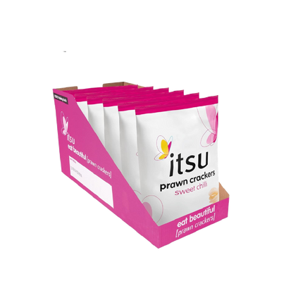 Itsu Sweet Chilli Prawn Crackers Sharing Bag (6x60g)