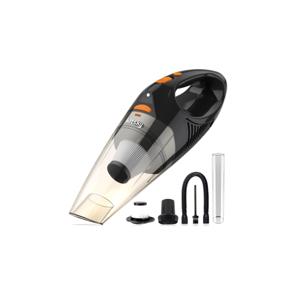 Kitsky Handheld Cordless Car Vacuum Cleaner