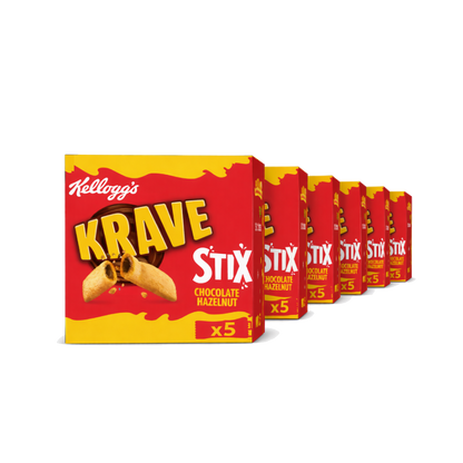Kellogg's Krave Stixs Chocolate Hazelnut (6x20.5g)