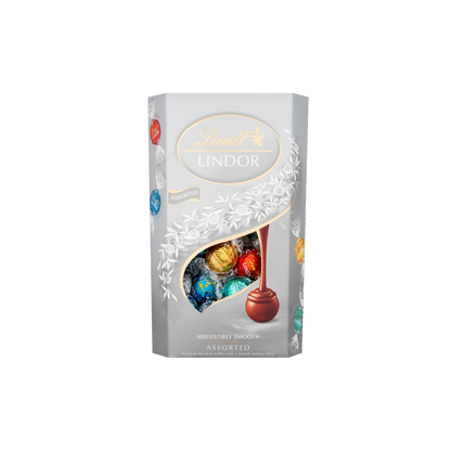 Lindt Lindor Silver Assorted Chocolate Truffles (600g)