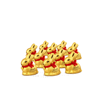 Lindt Milk Chocolate Gold Bunny (10x10g)