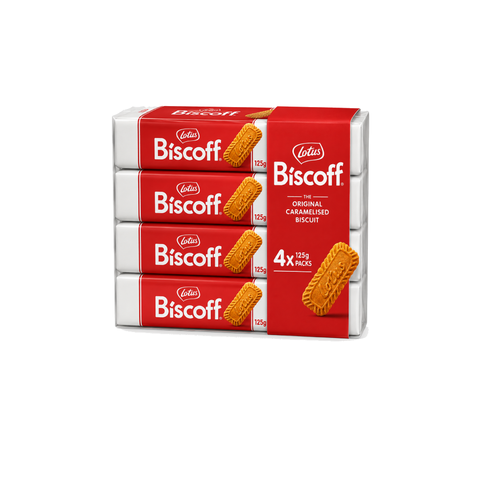 Lotus Biscoff 4 Pack Bundle (4 x 125g)