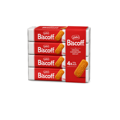 Lotus Biscoff 4 Pack Bundle (4 x 125g)