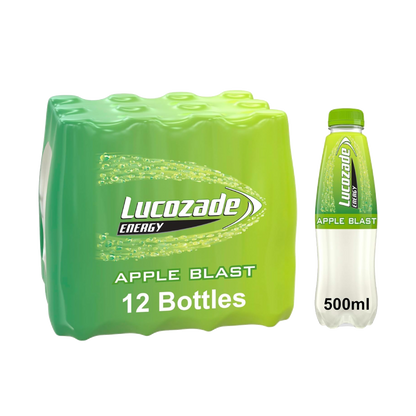 Lucozade Energy Apple Flavoured Drink (12x500ml)