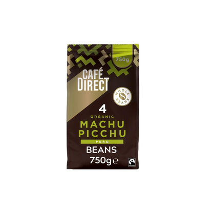 Cafédirect Machu Picchu Coffee Beans - Medium-Dark Roast Arabica Coffee Beans (750g)