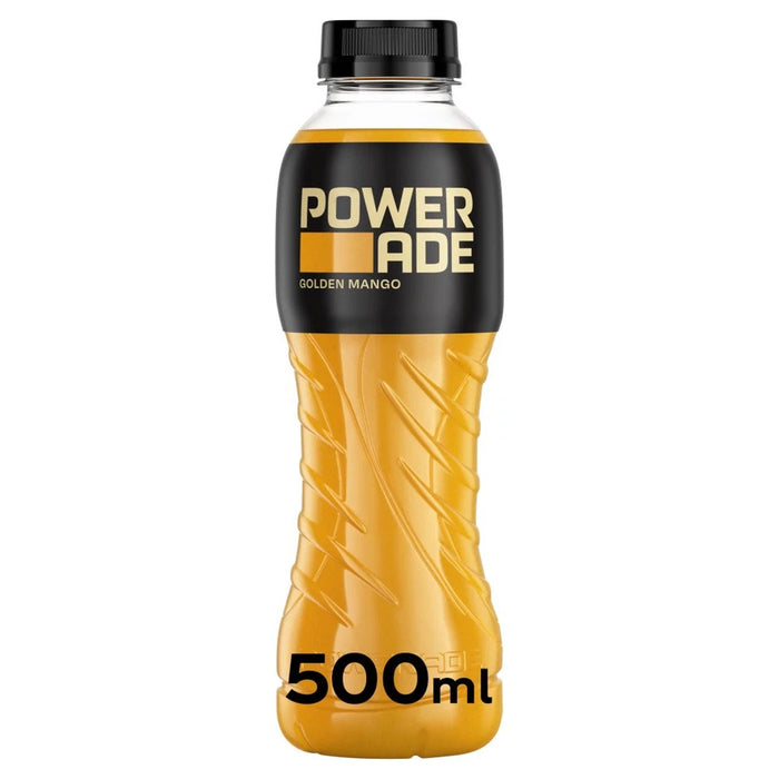 24 x 500ml Powerade Golden Mango Bottles (2 Cases of 12) BBE 02-25 RRP £27.99 Sale Price £9.99