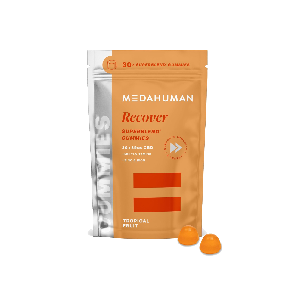 MEDAHUMAN® Recover CBD Gummies for Stress & Anxiety Relief (30 Servings)