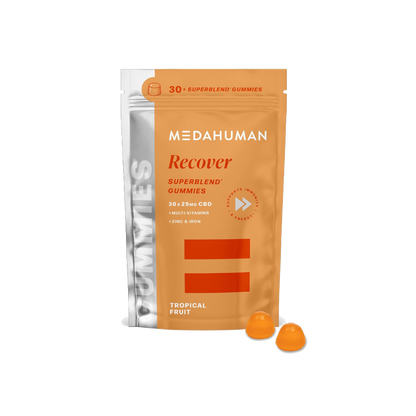 MEDAHUMAN® Recover CBD Gummies for Stress & Anxiety Relief (30 Servings)