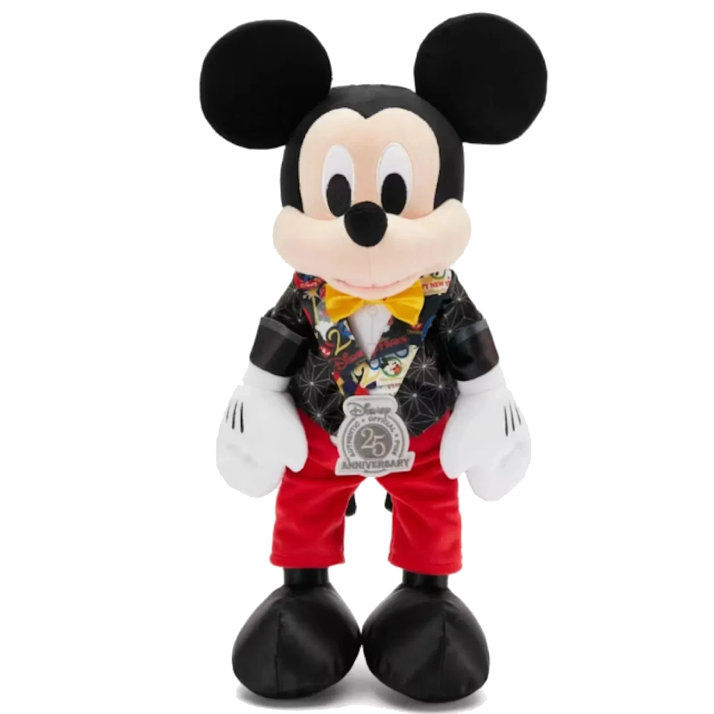 Disney Mickey Mouse 25th Anniversary Pin Trading Plush
