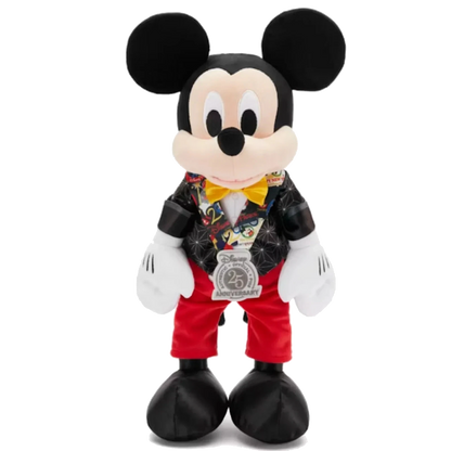Disney Mickey Mouse 25th Anniversary Pin Trading Plush