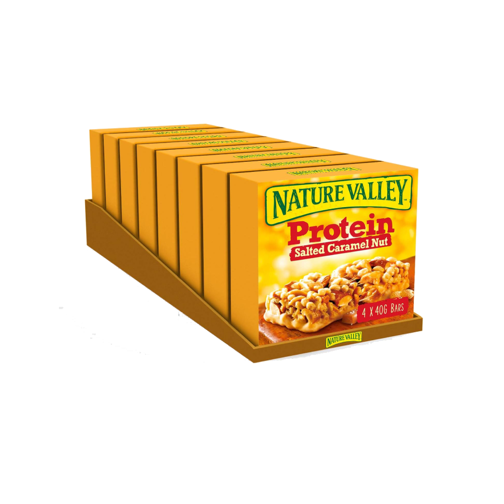 Nature Valley Protein Salted Caramel Nut Cereal Bars (32x40g)