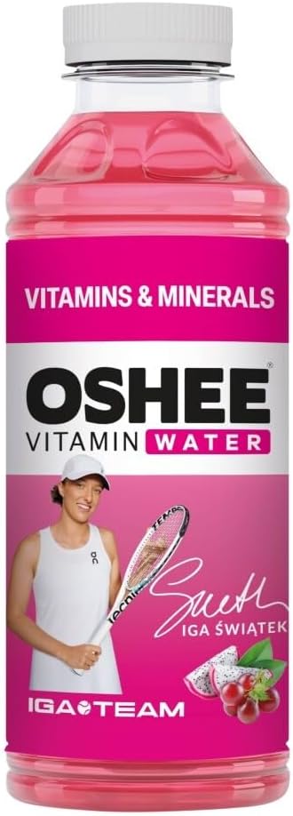 6 X 555ml Oshee Vitamin Water Drink with Red Grape &Dragon Fruit - Multipack BBE 07/05/25 RRP £7.99 Sale Price £2.99
