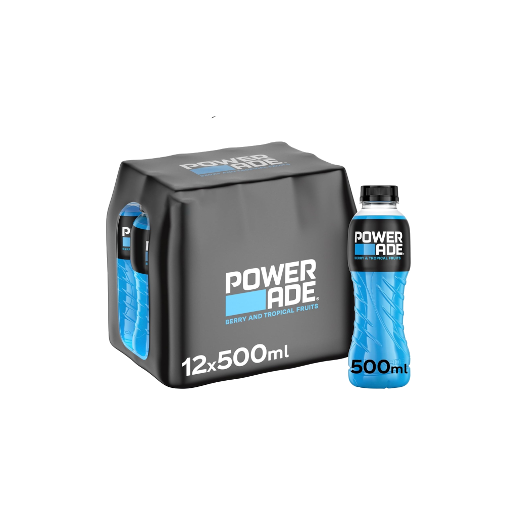 Powerade Bottle Berry & Tropical Fruits  (12x500ml)