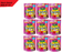 9 x 140g Rowntree's Randoms Juicers Sweets Sharing Bags,  (Packaging May Vary) BBE 07-25 rrp £15 sale price £8.49