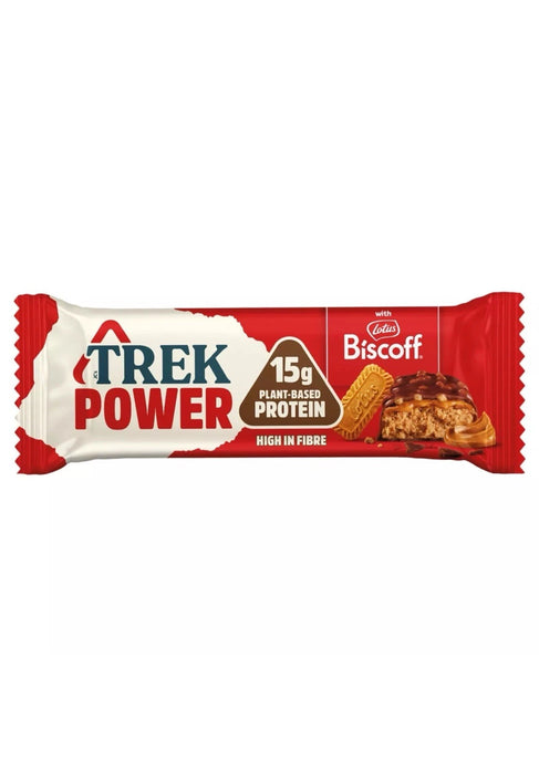 15 X 55g TREK Protein Power Bar Biscoff - Plant Based - Vegan Snack  BBE 15-06-25 RRP £37.99 Sale price £11.99