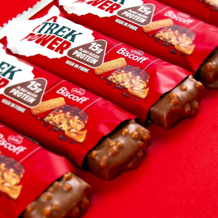 15 X 55g TREK Protein Power Bar Biscoff - Plant Based - Vegan Snack  BBE 15-06-25 RRP £37.99 Sale price £11.99