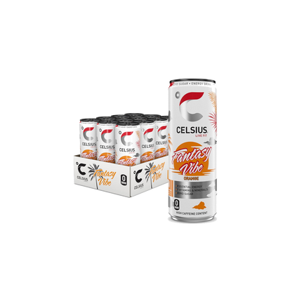 CELSIUS Fantasy Vibe Sparkling Natural Energy Drink (12x355ml)