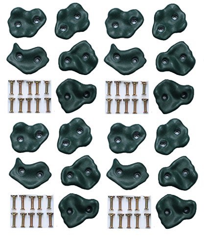 4 X HIKS Plastic Climbing Stones Holds &amp; Grips, Ideal For Climbing Frames , Tree Houses And Kids Climbing Walls  rrp £35 sale price £9.99