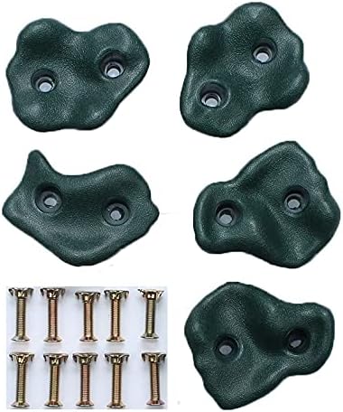 4 X HIKS Plastic Climbing Stones Holds &amp; Grips, Ideal For Climbing Frames , Tree Houses And Kids Climbing Walls  rrp £35 sale price £9.99
