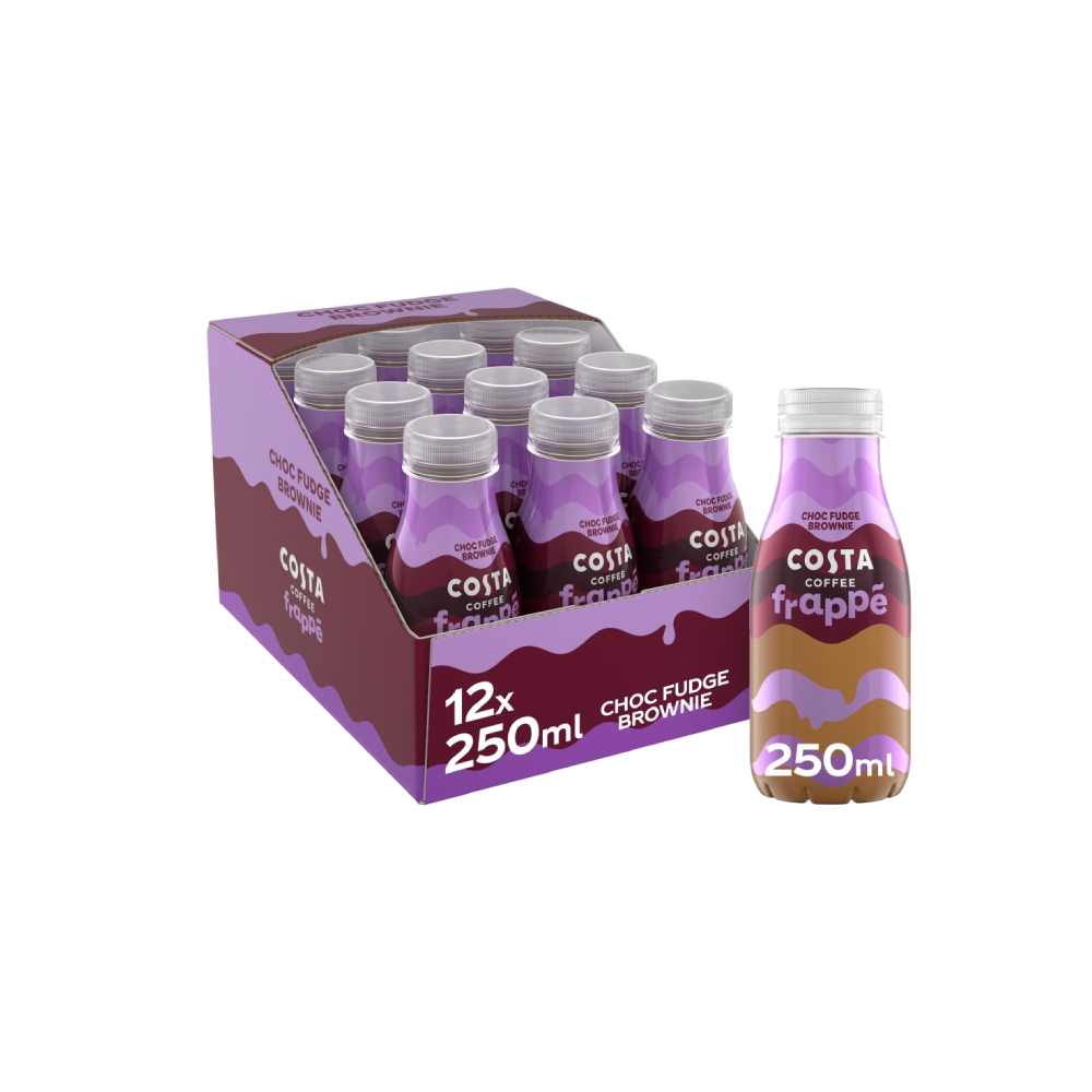 Costa Coffee Frappé Choc Fudge Brownie (12x250ml)